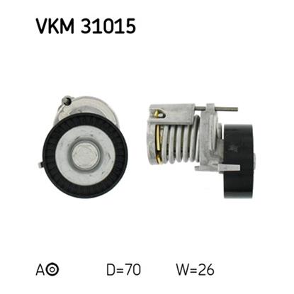 SKF Poly V Ribbed Belt Tensioner Pulley VKM 31015