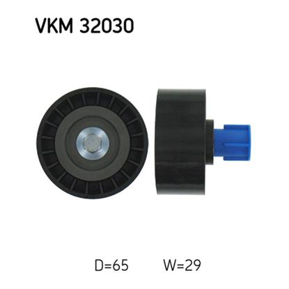 SKF Poly V Ribbed Belt Deflection Guide Pulley VKM 32030