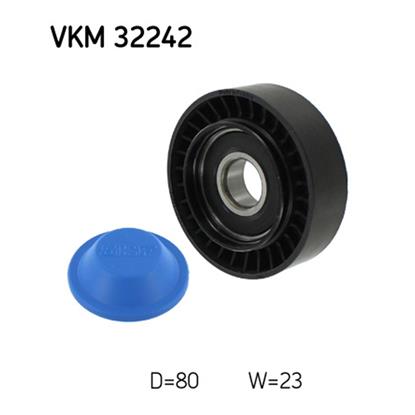 SKF Poly V Ribbed Belt Deflection Guide Pulley VKM 32242