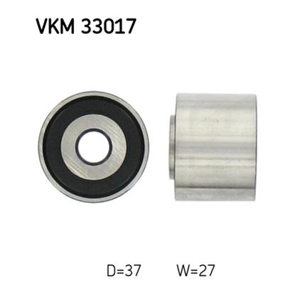 SKF Poly V Ribbed Belt Deflection Guide Pulley VKM 33017