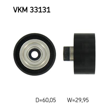 SKF Poly V Ribbed Belt Deflection Guide Pulley VKM 33131