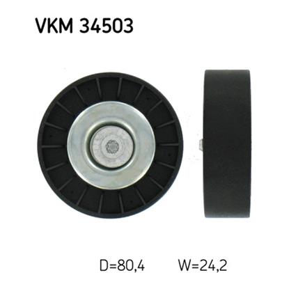 SKF Poly V Ribbed Belt Deflection Guide Pulley VKM 34503