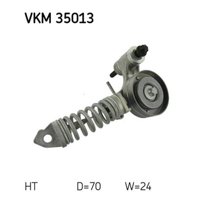 SKF Poly V Ribbed Belt Tensioner Pulley VKM 35013