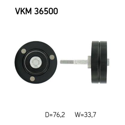 SKF Poly V Ribbed Belt Deflection Guide Pulley VKM 36500