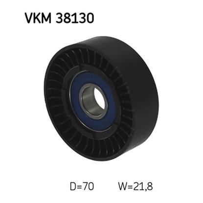 SKF Poly V Ribbed Belt Deflection Guide Pulley VKM 38130