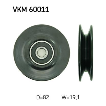 SKF Fan VBelt Deflection Guide Pulley VKM 60011