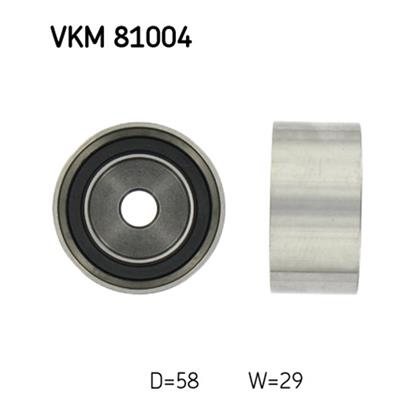 SKF Timing Cam Belt Deflection Guide Pulley VKM 81004