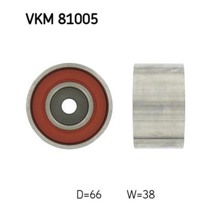 SKF Timing Cam Belt Deflection Guide Pulley VKM 81005