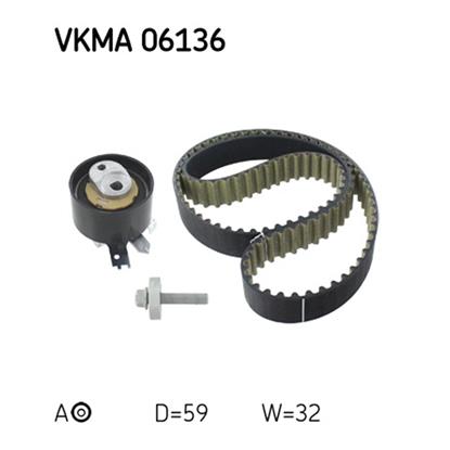 SKF Timing Cam Belt Kit VKMA 06136