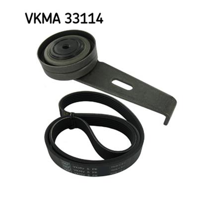 SKF Poly Fan V Ribbed Belt Set VKMA 33114