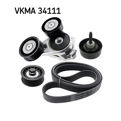 SKF V-Ribbed Belt Set VKMA 34111