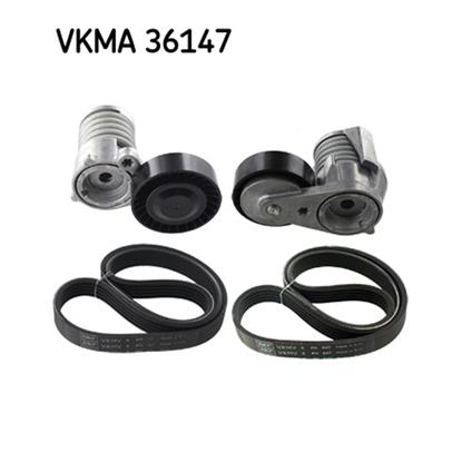 SKF Poly Fan V Ribbed Belt Set VKMA 36147