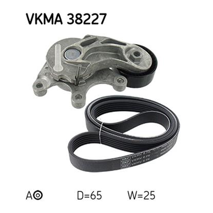 SKF V-Ribbed Belt Set VKMA 38227