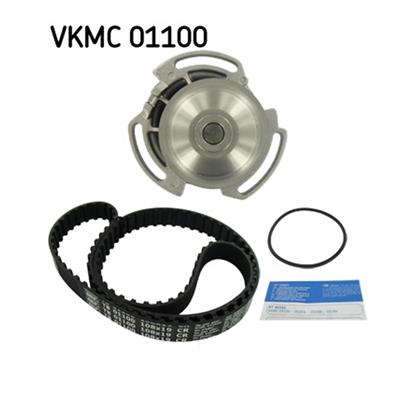 SKF Water Pump And Timing Belt Set VKMC 01100