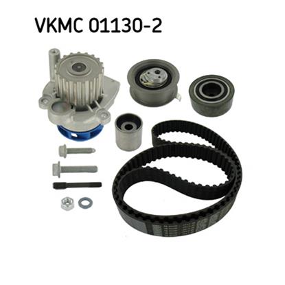 SKF Water Pump And Timing Belt Set VKMC 01130-2