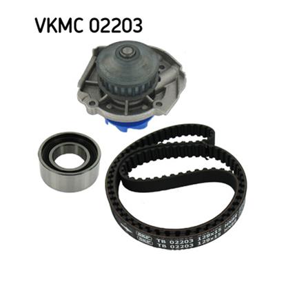 SKF Water Pump And Timing Belt Set VKMC 02203