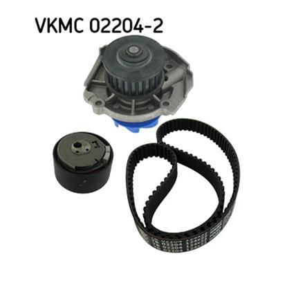 SKF Water Pump And Timing Belt Set VKMC 02204-2