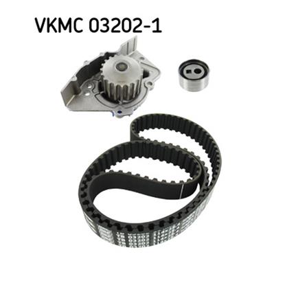 SKF Water Pump And Timing Belt Set VKMC 03202-1