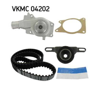 SKF Water Pump And Timing Belt Set VKMC 04202