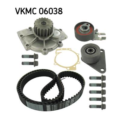 SKF Water Pump And Timing Belt Set VKMC 06038