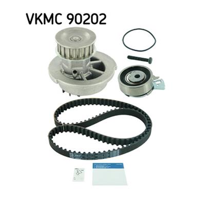 SKF Water Pump And Timing Belt Set VKMC 90202