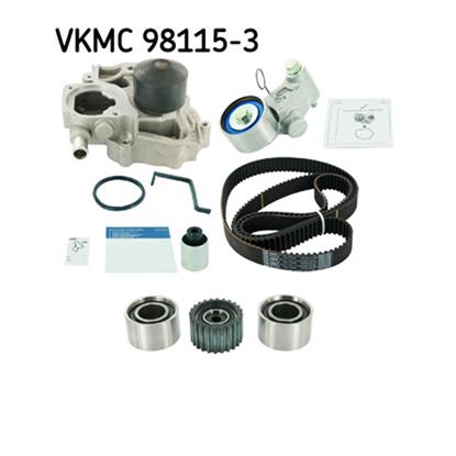 SKF Water Pump And Timing Belt Set VKMC 98115-3