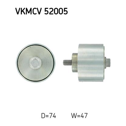 SKF Poly V Ribbed Belt Deflection Guide Pulley VKMCV 52005