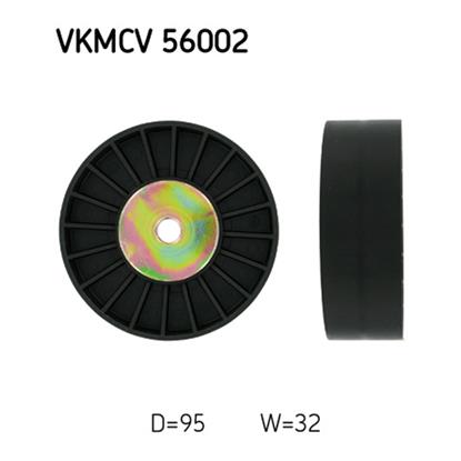 SKF Poly V Ribbed Belt Deflection Guide Pulley VKMCV 56002