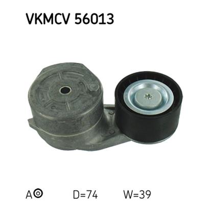 SKF Poly V Ribbed Belt Tensioner Pulley VKMCV 56013