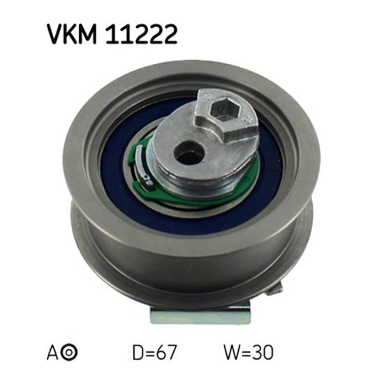 SKF Timing Cam Belt Tensioner Pulley VKM 11222