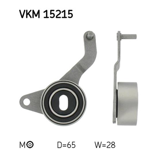 SKF Timing Cam Belt Tensioner Pulley VKM 15215