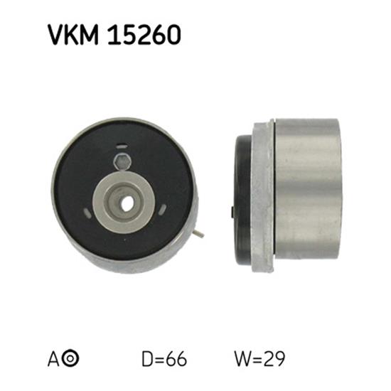 SKF Timing Cam Belt Tensioner Pulley VKM 15260