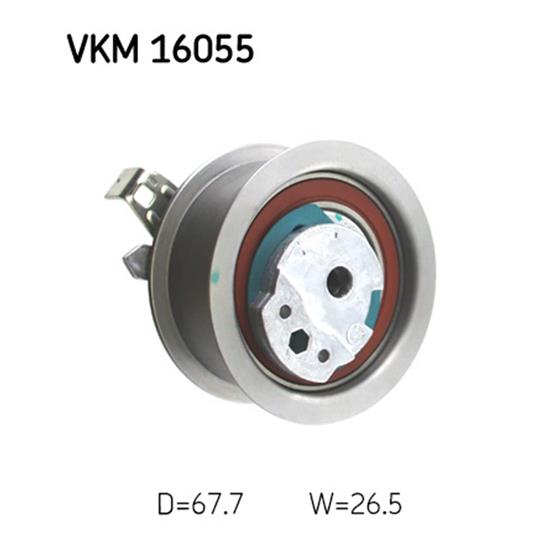 SKF Timing Cam Belt Tensioner Pulley VKM 16055