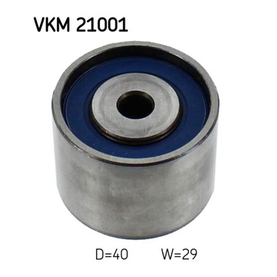 SKF Timing Cam Belt Deflection Guide Pulley VKM 21001