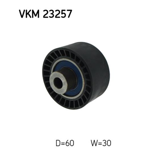 SKF Timing Cam Belt Deflection Guide Pulley VKM 23257