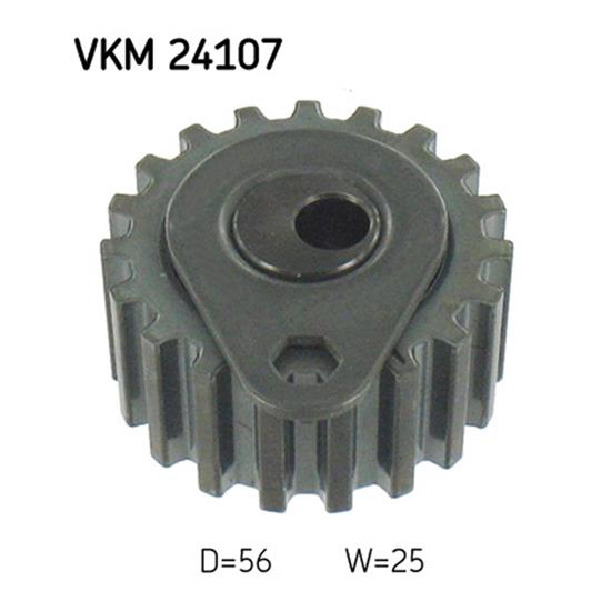 SKF Timing Cam Belt Deflection Guide Pulley VKM 24107