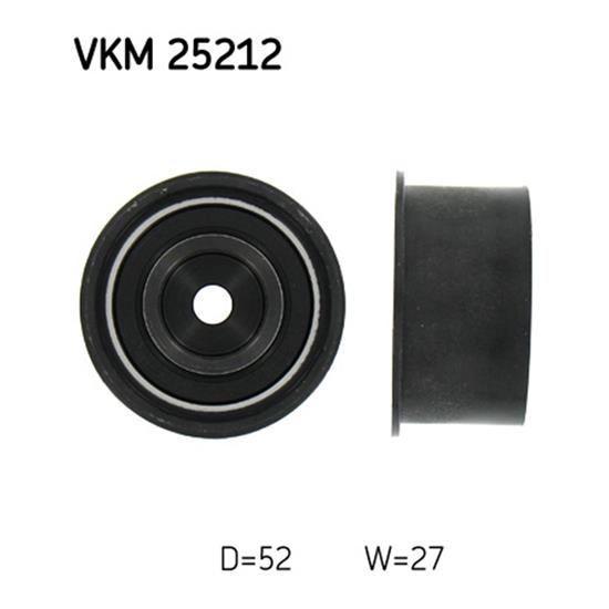 SKF Timing Cam Belt Deflection Guide Pulley VKM 25212