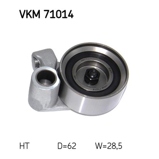 SKF Timing Cam Belt Tensioner Pulley VKM 71014