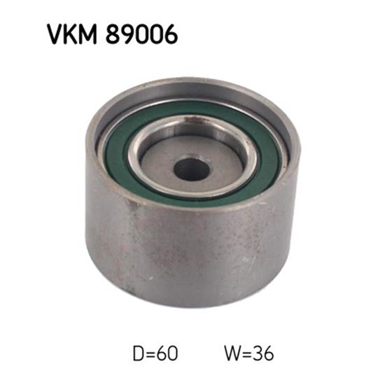 SKF Timing Cam Belt Deflection Guide Pulley VKM 89006