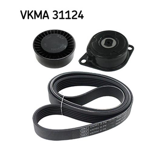 SKF V-Ribbed Belt Set VKMA 31124