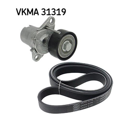 SKF V-Ribbed Belt Set VKMA 31319