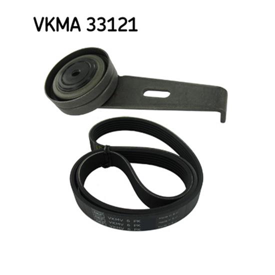 SKF Poly Fan V Ribbed Belt Set VKMA 33121