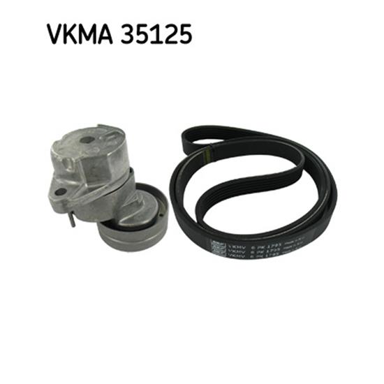 SKF Poly Fan V Ribbed Belt Set VKMA 35125