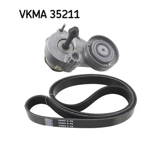 SKF V-Ribbed Belt Set VKMA 35211