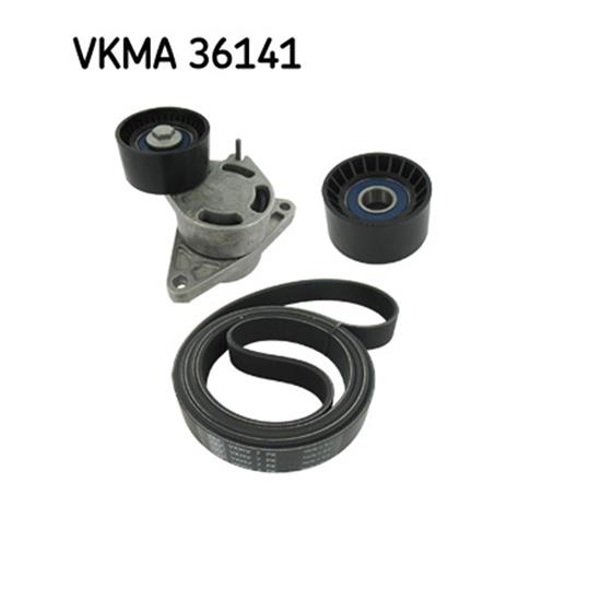 SKF Poly Fan V Ribbed Belt Set VKMA 36141