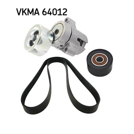 SKF V-Ribbed Belt Set VKMA 64012