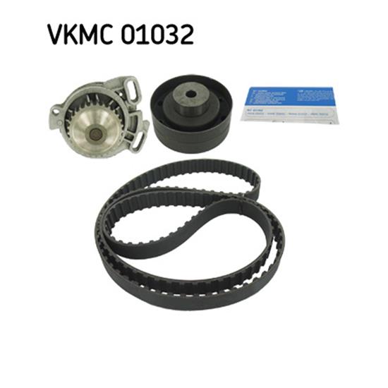 SKF Water Pump And Timing Belt Set VKMC 01032