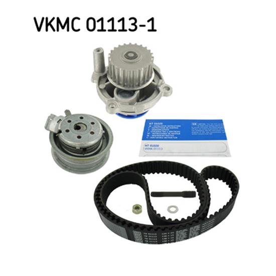 SKF Water Pump And Timing Belt Set VKMC 01113-1