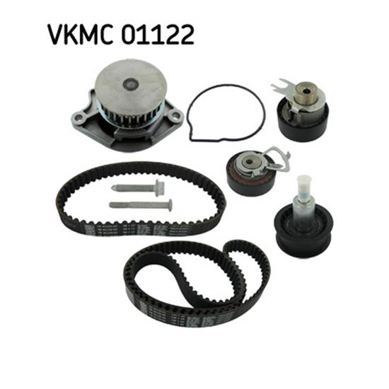 SKF Water Pump And Timing Belt Set VKMC 01122