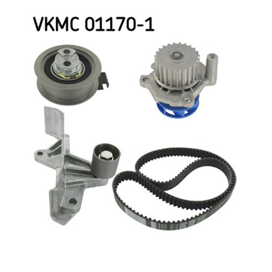 SKF Water Pump And Timing Belt Set VKMC 01170-1